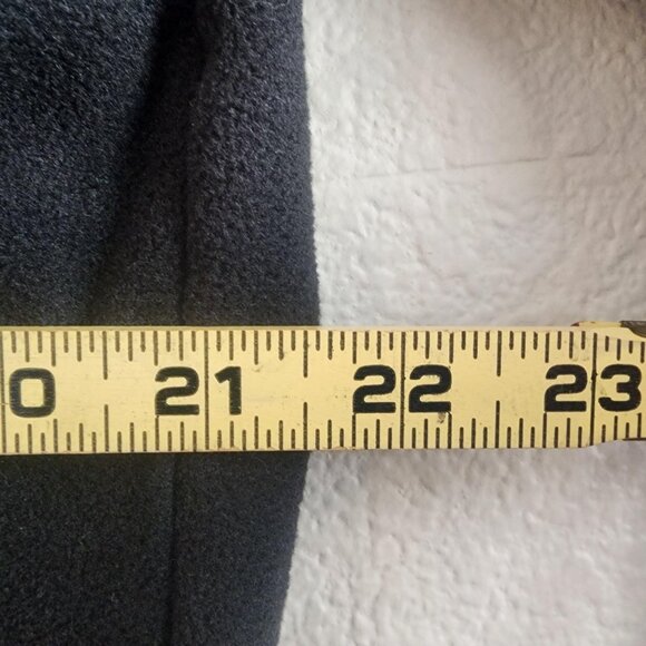 Free Country Jacket Mens Medium Jet Black Microtech Fleece Full Zip 268-M98307S - Picture 16 of 16